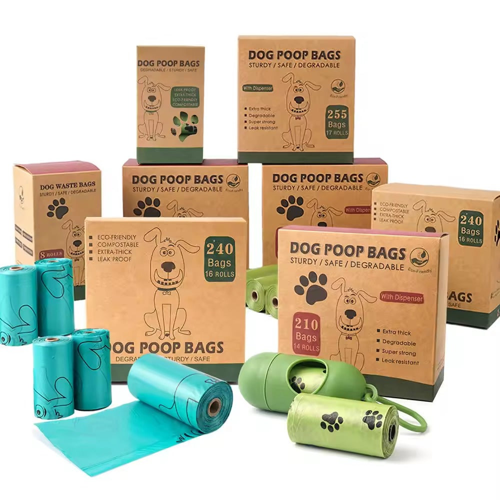 270 Bolsas Biodegradable Para Popo Perro Con Dispensador