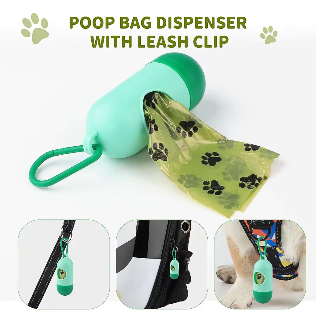270 Bolsas Biodegradable Para Popo Perro Con Dispensador