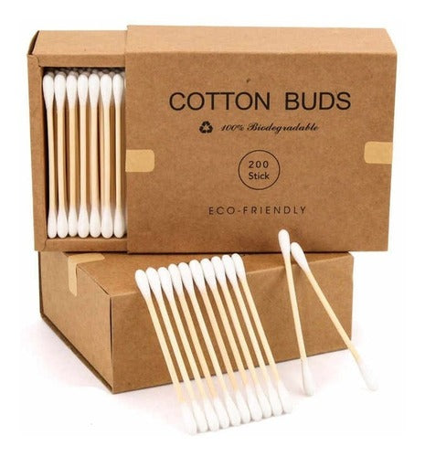 Hisopos Ecológicos Bambú X 200