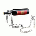 CADENA MAGICA PORTA BOTELLA VINO CADENA ESLABONES SOPORTE DECORATIVA